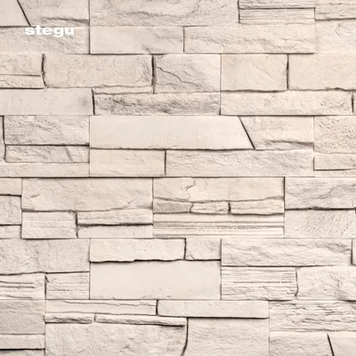 Immagine prodotto di STEGU Rivestimento Murale Finta Pietra Montreal beige 34x9,3 cm Pannello Decorativo Gesso Interno 16 pezzi
