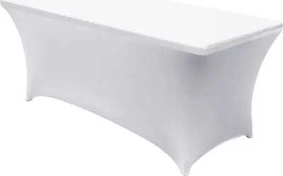 Produktbild von Stretch Cover Stretch obrus Tishcover Elastan White GreenBlue 180x75x75cm GB371