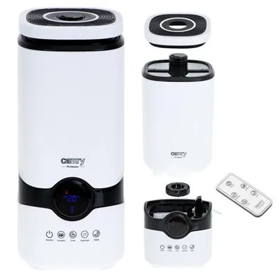Immagine prodotto di Camry CR7964 Umidificatore a ultrasuoni, diffusore di oli essenziali da 4,2 l, timer bianco