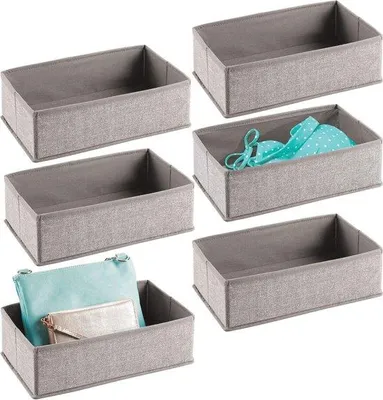 Produktbild von Famanu Aufbewahrungsbox Faltbare Aufbewahrungskisten Schrankorganizer - 6 Stück