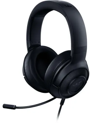 Produktbild von Razer Kraken X Lite, Kabelgebunden, Gaming, 12 - 28000 Hz, 230 g, Kopfhörer, Schwarz