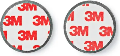 Image de Montage du détecteur | Diamètre : 39,4 mm | Magnétique | Ruban | Argent
