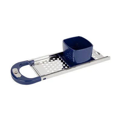 Produktbild von Spätzlehobel Edelstahl EUROHOME Teigschlitten mit Trichter - Spätzlesieb & Knöpflehobel für selbstgemachte Knöpfle - Spätzlereibe & Spätzlebrett