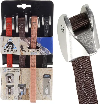 Produktbild von Camp Tricam Evo Klemmgerät 4er Set, 13,5-40 mm, 3 Platzierungsmöglichkeiten