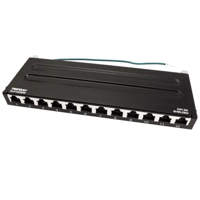 Obrázek produktu pro Trendnet TC-P12C6AS, 10 Gigabit Ethernet, RJ-45, Zlato, Cat6a, 22/26, 130,4 N