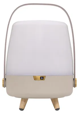 Imagen del producto de Kooduu Lite-up PLAY Mini, 8 W, inalámbrico, USB tipo C, altavoz mono portátil, color arena, blanco, madera, y otros
