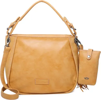 Image de Fritzi aus Preußen sac à épaule sac à épaule bandoulière Vintag Fritzi Hobo 2 Honey Mustard jaune