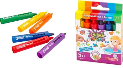 Produktbild von Simba Dickie Glibbi Malspaß, 6 Stifte 105953679