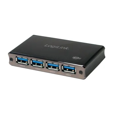 Produktbild von LogiLink USB 3.0-Hub 4-Port Aluminium