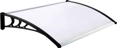 Produktbild von Tür-Vordach - Schwarz-Größe:120 x 80 cm