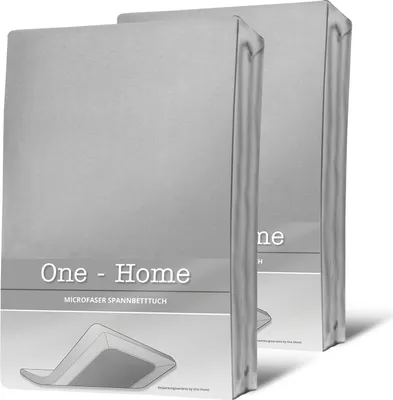 Two packaged fitted sheets are shown side-by-side against a white background.