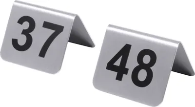 Produktbild von Tischnummern mit Nummern 37 bis 48