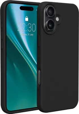 Produktbild von Etteri Silikonhülle für iPhone 16 Plus 6,7 Handyhüllen Schwarz