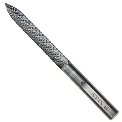Produktbild von STIX Fraser 8x105mm Carbide Cutter Hartmetallfrasstift Frasstift Reifenreparatur