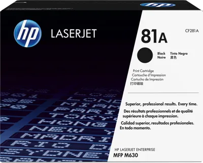 Produktbild von HP Toner CF 281 A schwarz No. 81 A