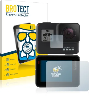 Produktbild von BROTECT Entspiegelungs Schutzglas für GoPro Hero 7 Black Schutzfolie Panzer Folie Glas Display Schutz matt