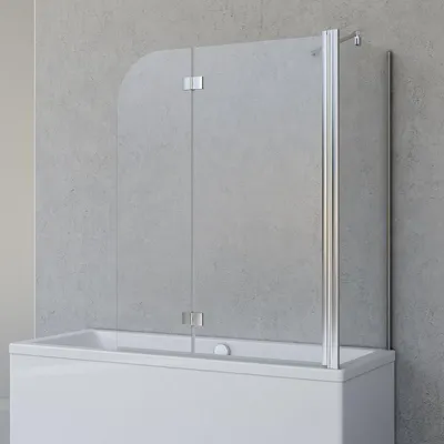 Produktbild von Schulte Duschabtrennung Angle 112x142 cm, 2-teilig mit Seitenwand, 5 mm ESG Sicherheitsglas Klar hell, Profilfarbe Chromoptik