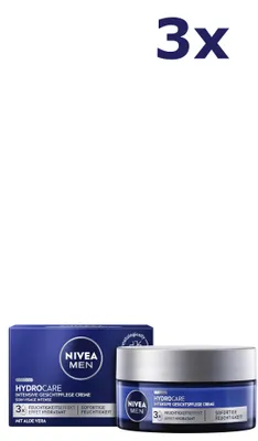 Produktbild von 3x Nivea Men Gesichtscreme HydroCare Intensive 50 ml