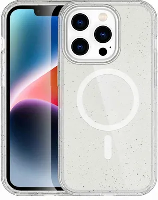 Immagine prodotto di imoshion Sparkle Back Cover con MagSafe iPhone 14 Pro Max - Trasparente glitterato