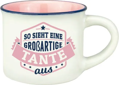 Produktbild von Persönliche Espressotasse Mokkatasse - Tante