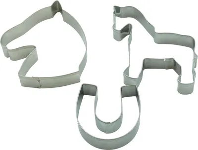 Produktbild von Pferde- und Hufeisen-Ausstechformen - Glücksbringer - Set aus 3