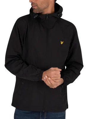 Produktbild von Lyle & Scott Herren Zip Through Kapuzenjacke, Schwarz XS