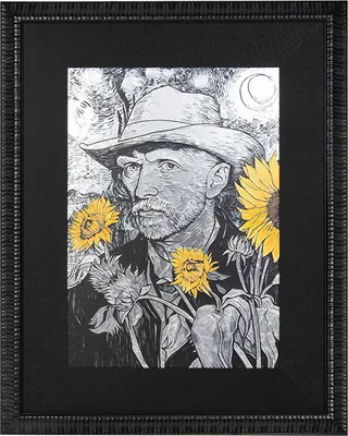 Zdjęcie produktu dla Obraz VAN SUNFLOWER 96x121 cm