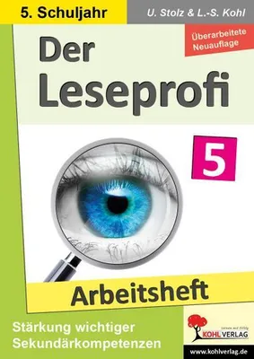 Obrázok produktu pre Der Leseprofi / Arbeitsheft - Fit durch Lesetraining / Klasse 5