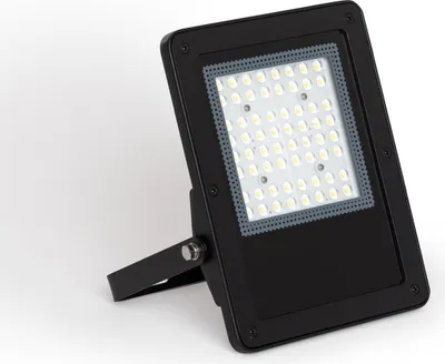 Produktbild von LED- Fluter 50W Dimmbar 0-10V 170 lm/W IP65 ELEGANCE Slim PRO Schwarz 4000K 30º Neutralweiß