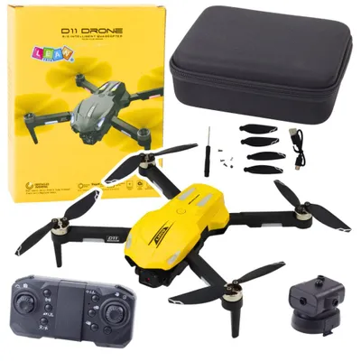 Immagine prodotto di Drone D11 telecomandato Hd Camera Wifi Controllo Gestuale Telecomandato Giallo