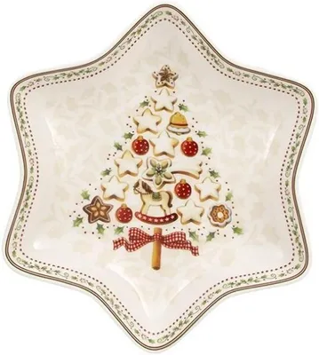 Obrázek produktu pro Villeroy & Boch 1486123776, Vícebarevný, Obrázek, Porcelán, Hvězda, 245 mm, 610 g