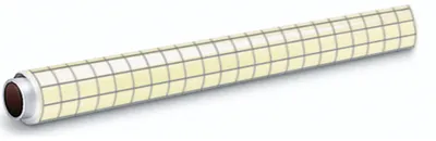 Produktbild von Leitz Rollenfolie 70550001 60cmx20m kariert Polypropylen weiß