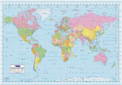 Obrázok produktu pre Mapa sveta – Politická mapa – 61 x 91,5 cm – Plagát