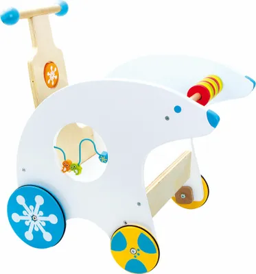 Produktbild von Small Foot 4758 Lauflernwagen Eisbär, bunt (1 Stück)