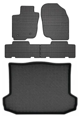 Immagine prodotto di Tappetini gomma SolidPRO + bagagliaio per Toyota RAV4 III 2009-2013 5 pezzi