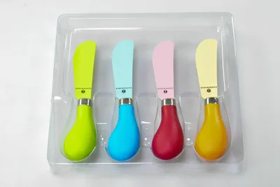 Immagine prodotto di Set di coltelli da burro colorati 4 pz.