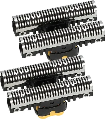 Produktbild von vhbw 2x Klingenblock kompatibel mit Braun C&R 8783, 8595, 8781, 8374, 8785, 8377, 8790, 8385, 8581, 8583, 8585, 8588, 8590 Rasierer Schwarz Silber