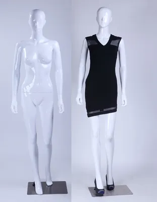 Image de Mannequins laqués blanc brillant LF1-B mannequin femme