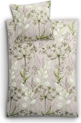 Produktbild von Kleine Wolke Bettwäsche Satin, Lukardis Dill, 1-155x220 /1-80x 80