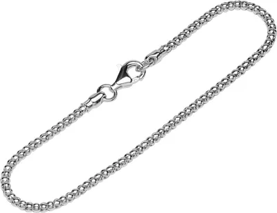 Produktbild von Armband 925 Sterling Silber 19cm Himbeerkette Damen Armbandkette designer Kette