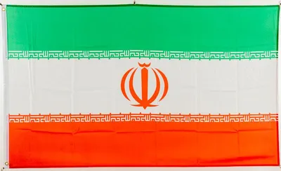 Produktbild von Iran Flagge aus Polyester, 90 x 150 cm, mit Messing-Ösen