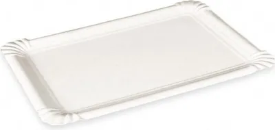 Produktbild von 250x BIONATURE Pappteller aus Frischfaser 20 x 13 cm fettdicht weiß