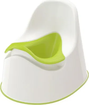 Produktbild von IKEA LOCKIG Töpfchen, grün-weiß, 601.931.28, aus unbedenklichem, rutschfestem Kunststoff, einfach zu reinigen, für Kleinkinder