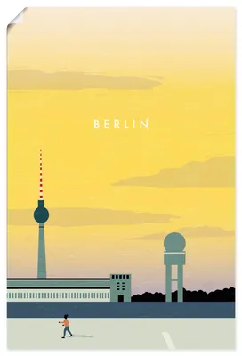 Produktbild von ARTland Poster Berlin Größe: 20x30 cm