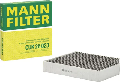 Produktbild von MANN-FILTER CUK 26 023 Innenraumfilter Pollenfilter passend für MERCEDES-BENZ C-Klasse T-modell (S205) Aktivkohle