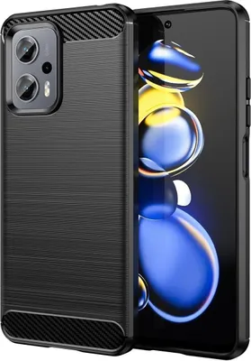 Produktbild von König Design Hülle kompatibel mit Xiaomi Redmi Note11T Pro+ 5G Kunststoff Soft Handyhülle - Handy Case Schwarz
