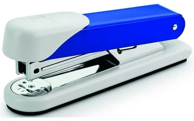 Produktbild von NOVUS Heftgerät Stabil, blau/grau, Heftleistung 30 Blatt, Heftart geschlossen + offen, Heftklammerntyp 100 x 24/6 SUPER + 150 x 26/6 SUPER