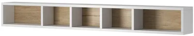 Image de Étagère avec agencement intérieur COLORADO 169 cm, blanc