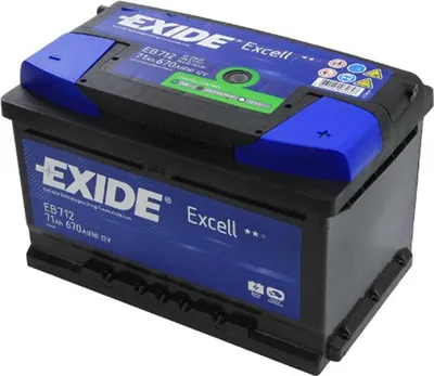 Obrázok produktu pre EXIDE Štartovacie batérie "Excell" CA-CA, Ma "EB712"