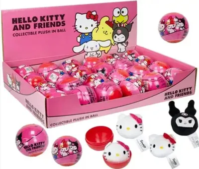 Obrázek produktu pro Hello Kitty, plyšová hračka, překvapení v kouli – 2287630